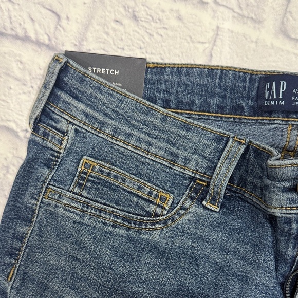 GAP Women's Classic Blue Denim Jeggings - Picture 6 of 7